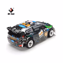 WLtoys Mini RC Racing Car High Speed Off-Road Remote Control Drift Toys Alloy Vehicle for Children Kids - K989-V2-LED-B2
