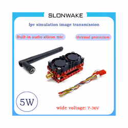 5W high-power 5000MW  FPV -Remote control car VTX Transmitter  module for long-distance Wireless 5.8GHZ - fpv transmitter