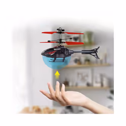 2 Channel Gesture Control Suspension Helicopter RC Remote Induction Aircraft With Charging LED Light