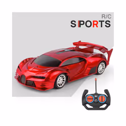 4Wd RC Car 1:18 Simulation Remote Control Racing Cars with Lights Drift Truck Radio Controlled Off Road - red 1