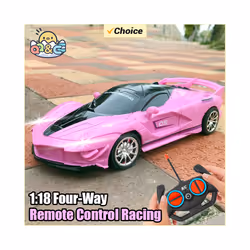 4Wd RC Car 1:18 Simulation Remote Control Racing Cars with Lights Drift Truck Radio Controlled Off Road - red 1