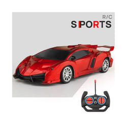 4Wd RC Car 1:18 Simulation Remote Control Racing Cars with Lights Drift Truck Radio Controlled Off Road - red