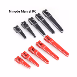 RC Aircraft Aluminum CNC Metal Steering Servo Arm Horn Inch For RC Car Servo 25T Swing Arm Parts - Red 2.0in