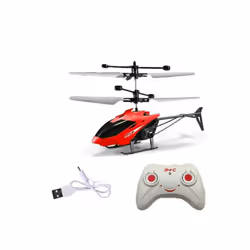 Express - Hanging helicopter with children's gesture control, RC remote sensing airplane with LED charging - Red