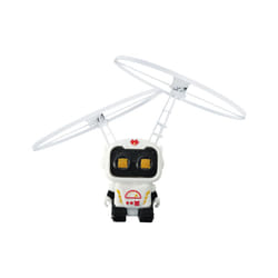 Levitating Flying Robot Infrared Induction Astronaut UFO Dron Whirling Luminescent Aircraft Hand Control - white 1