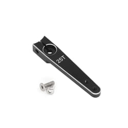RC Aircraft Aluminum CNC Metal Steering Servo Arm Horn Inch For RC Car Servo 25T Swing Arm Parts - Black 1.5in
