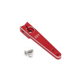 RC Aircraft Aluminum CNC Metal Steering Servo Arm Horn Inch For RC Car Servo 25T Swing Arm Parts - Red 1.5in