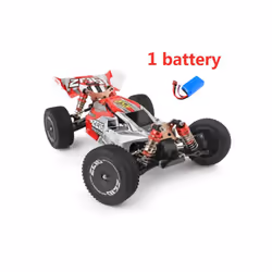 WLtoys 144001 A959B Racing RC Car 70KM/H 2.4G 4WD Electric High Speed Car Off-Road Drift Remote Control - 1 Battery Red