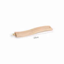 Wooden Track Accessories Beech Wood Railway Train Track Bridge Connector Toys Fit Thomas Wooden Train - 1pc S track