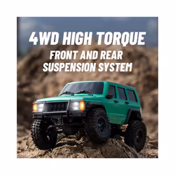C8809 1:18 Full Scale RC Simulation Jeep Model 2.4G 4WD RC Car Motor Climbing Off-Road Model Car Toys - Green-1B