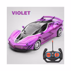 4Wd RC Car 1:18 Simulation Remote Control Racing Cars with Lights Drift Truck Radio Controlled Off Road - violet