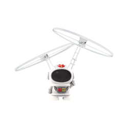 Levitating Flying Robot Infrared Induction Astronaut UFO Dron Whirling Luminescent Aircraft Hand Control - white
