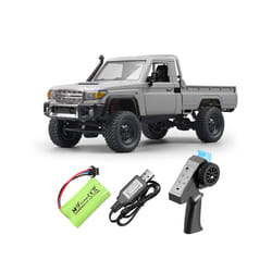 MN82 RC Car 1:12 MN Model RTR Pickup Truck 2.4G  LC79 4WD 280 Motor Proportional Off-road vehicle RC - MN82 Pro Silvery