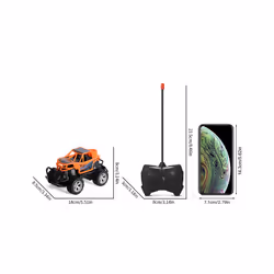 Remote control off-road climbing car four-way remote control toy off-road climbing car model boy birthday - green