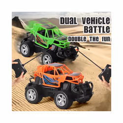 Remote control off-road climbing car four-way remote control toy off-road climbing car model boy birthday - Orange