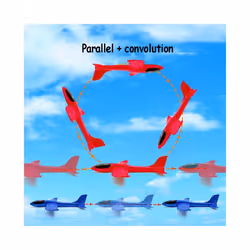 DIY Planes Hand Throw Airplane EPP Foam Launch Fly Glider Model Aircraft Outdoor Fun Toys for Children - 36cm Orange