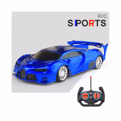 4Wd RC Car 1:18 Simulation Remote Control Racing Cars with Lights Drift Truck Radio Controlled Off Road - blue 1