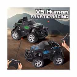 Remote-controlled off-road vehicle alloy high-speed four-wheel drive climbing and  electric car children's - orange