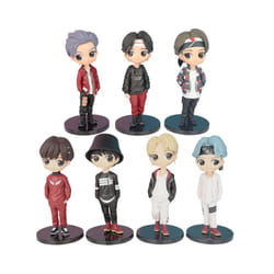 7Pcs Kpop Star PVC Model Toy Action Bangtan Boys Groups BT21 Action Figures Doll BTS Celebrity Idol - 7Pcs