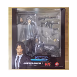 Mafex 085 JOHN WICK Chapter 2 with Dogs Action Figure Doll Horror Halloween PVC Collectible Joints Moveable - 16cm with box