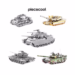 Piececool Model Building Kits Tank 3d Puzzle Metal Jigsaw DIY Toys Best Gifts for Christmas and Birthday - 99A MAIN BATTLE TANK