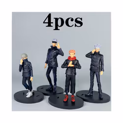 Anime Jujutsu Kaisen Inumaki Toge And Geto Suguru Series Standing Model Toy Gift Collection Action Figure - 4pcs