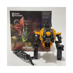 H6001-8A Transformation Toys KO Studio Series SS Devastator Cool Action Figure Kid Movie Car Robot Engineering - H6001-8D With Box