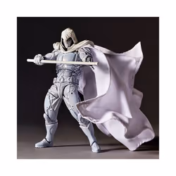 Moon Knight Figure Revoltech Amazing Yamaguchi Marc Spector Action Figurine Collection Ornament Model - 16cm, WITH BOX