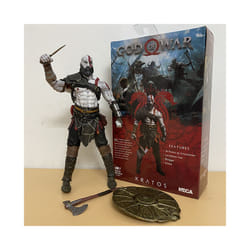 NECA Figure God of War Ghost of Sparta Kratos In Ares Armor W Blades Action Figure Model Toys Joint - A With Box