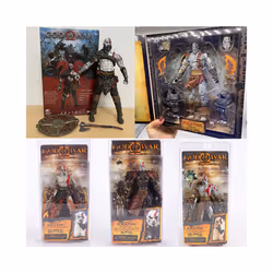 NECA Figure God of War Ghost of Sparta Kratos In Ares Armor W Blades Action Figure Model Toys Joint - A With Box
