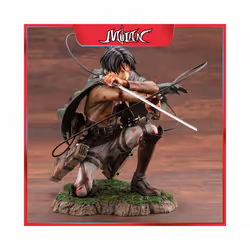 Attack on Titans Levi Ackerman Action Anime Figura Kawai Eren Jaege Mikasa Ackerman The Armored Titan - 203 With Retail Box