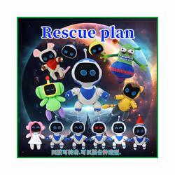 Game  Astro Bots Stuffed Doll Toy Astrobot Pillow Collection Model Stuffed Doll Toy For Kid Fans Birthday - 2pcs 15