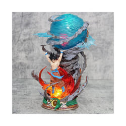 25cm Son Goku Dragon Ball Anime Figure Super Genki Bomb Luminous Figures Gk Figurine Pvc Statue Model - 23cm goku, No Box