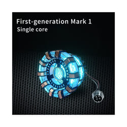 New Sale: Iron Man Arc Reactors Tony Stark's Heart of Mark Armor Avengers Figures with LED Lights 1:1 - Mark1 single core