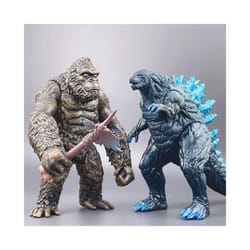 Godzilla King of Monsters Runaway Mechanical Red lotus Planet Godzilla Action Figure Collection Model - 16cm 2pcs, no box