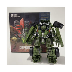 H6001-8A Transformation Toys KO Studio Series SS Devastator Cool Action Figure Kid Movie Car Robot Engineering - H6001-8B With Box