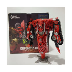 H6001-8A Transformation Toys KO Studio Series SS Devastator Cool Action Figure Kid Movie Car Robot Engineering - H6001-8A With Box