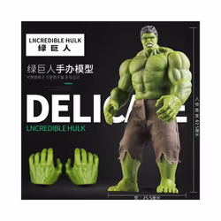 18CM Avengers VenomCaptain America Wolverine Hulk Iron Man Groot Thanos Collection Action Figure Hot - big HULK