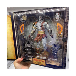 NECA Figure God of War Ghost of Sparta Kratos In Ares Armor W Blades Action Figure Model Toys Joint - B With Box