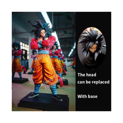Anime Dragon Ball Figure Super Saiyan 4  Son Goku Statue PVC Collection Model Toys Gifts - 32cm-Goku
