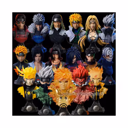 Anime figure Madara Sasuke Kakashi Minato Figurine Figure GK PVC Statue Model Collectible Toys Gifts - Minato-Translucent, no retail box