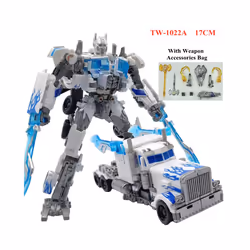 Big Size Cool Transformation Movie 7 New Action Figure Robot Car Toys Anime Animals Model Boys Kids - TW-1022A With Weapon