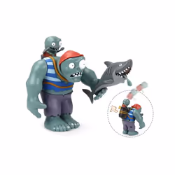 New Plants vs Zombies Figures Dr. Zomboss Peashooter Gargantuar Potato Mine Chomper Conehead Chrismas - zombie 4
