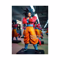 Anime Dragon Ball Figure Super Saiyan 4  Son Goku Statue PVC Collection Model Toys Gifts - 30cm-Goku