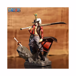 ONE PIECE Figures Eagle eye Dracule Mihawk Anime Figure Top War PVC Action Figure Model Toys Ornaments - as shown, no box