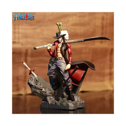ONE PIECE Figures Eagle eye Dracule Mihawk Anime Figure Top War PVC Action Figure Model Toys Ornaments - as shown, no box