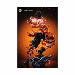 One Piece Figure Ace Figures PortgasD Ace Action Statue Pvc Gk Model Collection Doll Customized Version - Ace, no box