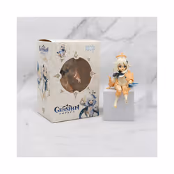 Genshin Impact Anime Figure Two-dimensional Kawaii Beautiful Girl Paimon Action Figure Toys Collection - 13cm Sitting Paimon, ...