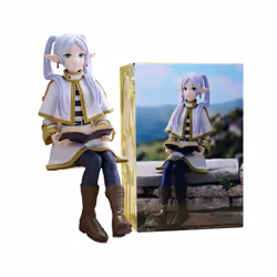 14cm Frieren: Beyond Journey's End Anime Figure Sitting Fern Action Figures Frieren Noodle Stopper Figure - Frieren With Box