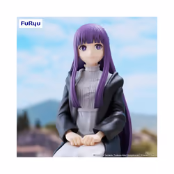 14cm Frieren: Beyond Journey's End Anime Figure Sitting Fern Action Figures Frieren Noodle Stopper Figure - Frieren With Box